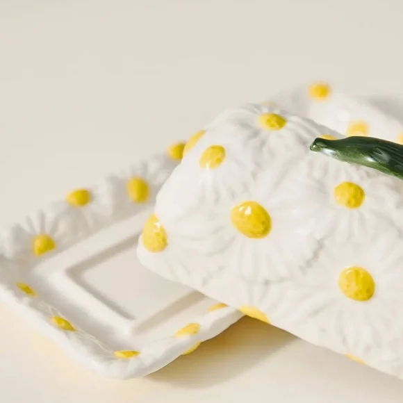 Anthropologie Foster Icon Stoneware Butter Dish - Picture 4 of 6